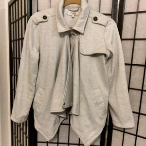Charlotte Russe brand Medium Cropped Gray Jacket